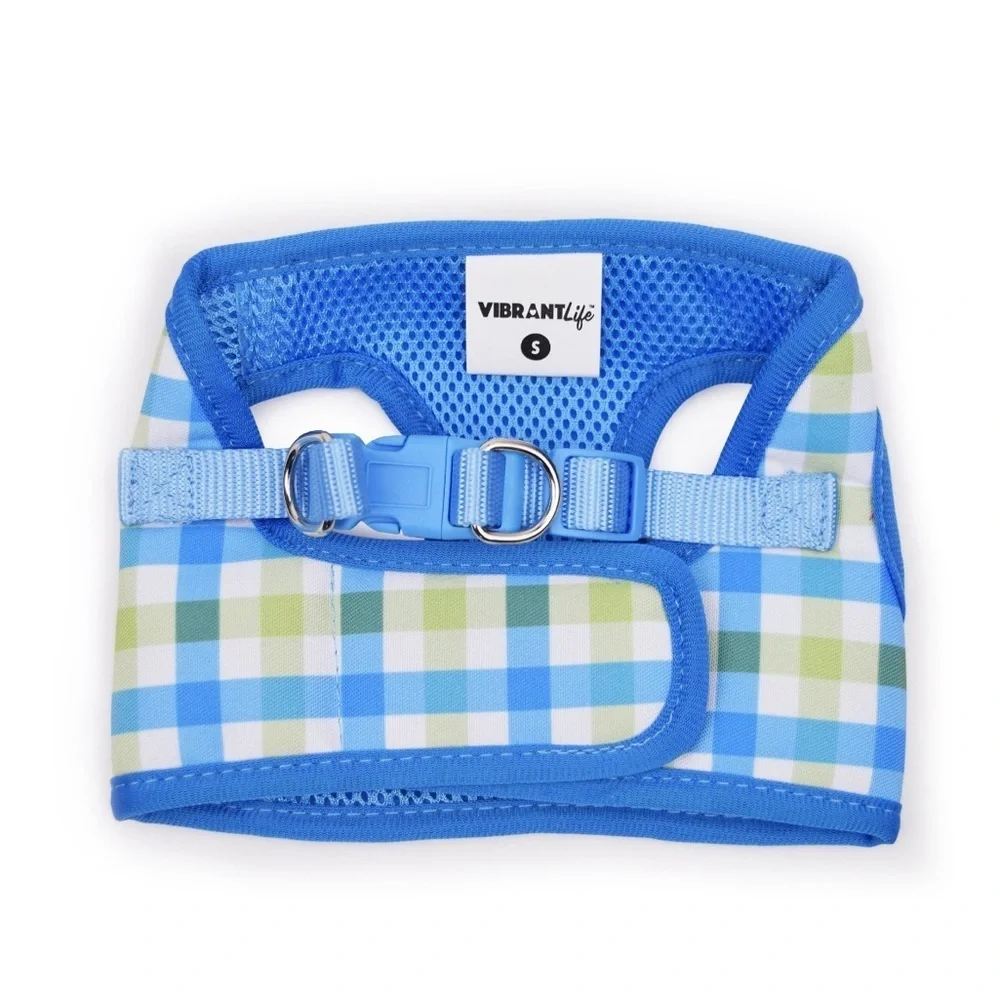 Vibrant Life Plaid Dog Harness